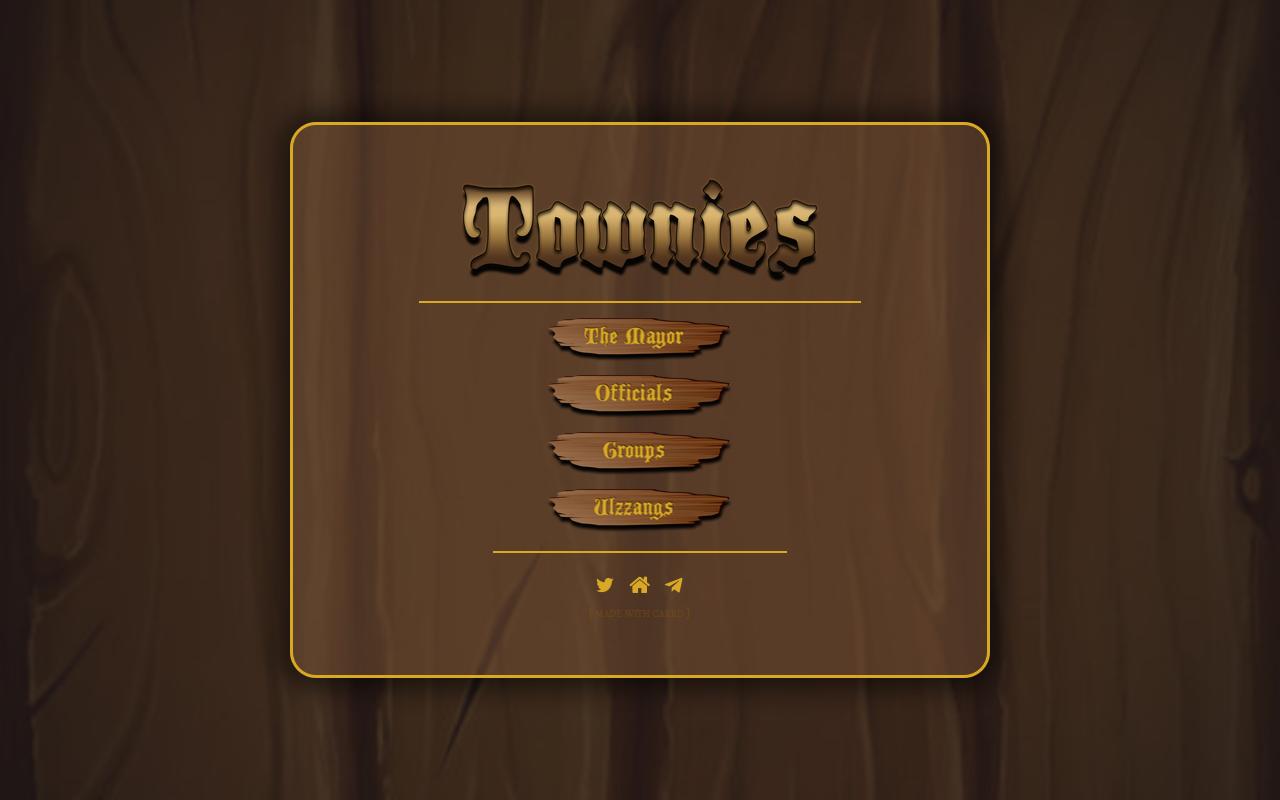Carrd profile picture for @townies